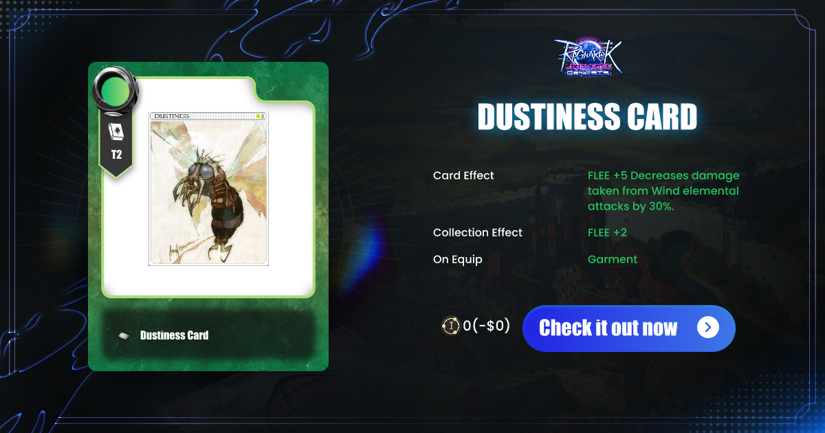 Dustiness Card - Marketplace | Maxion